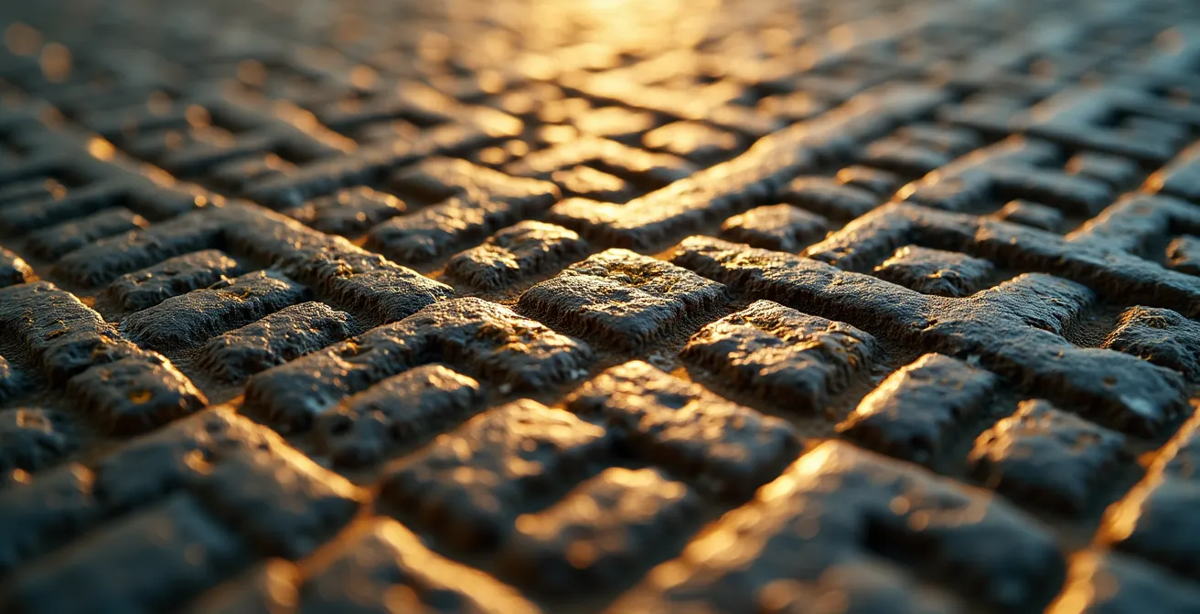 Representación visual del Cuadrado de Pitágoras mostrando líneas llenas como talentos y vacías como potencial de crecimiento