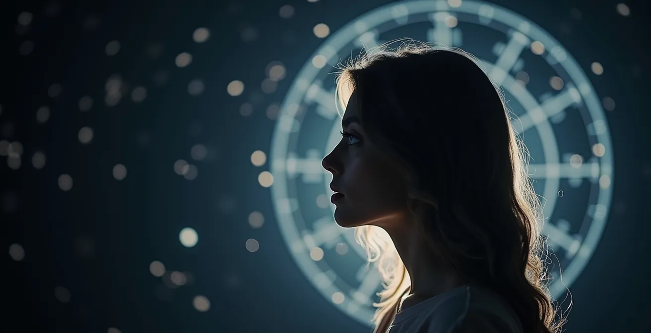 Representación circular de las 12 casas astrológicas como un viaje evolutivo desde el yo hasta el todo