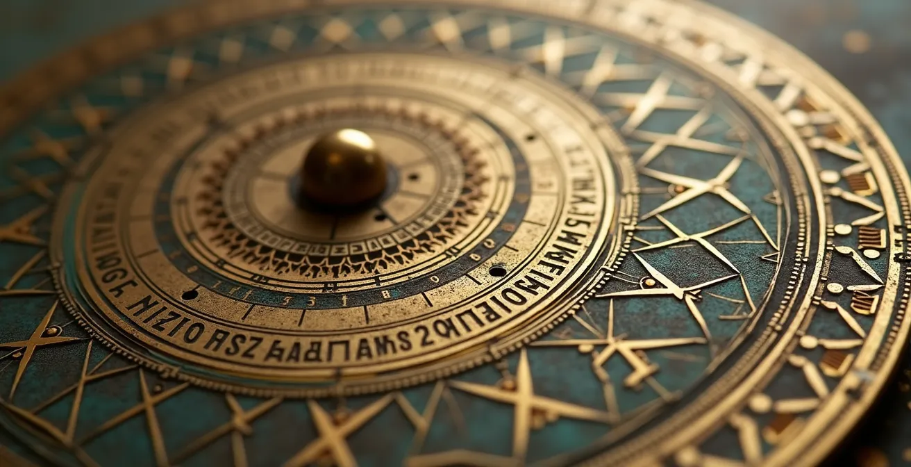 Geometría sagrada y cálculos matemáticos de los Puntos Arábigos en astrología