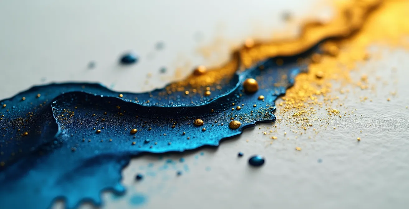 Representación de la vibración digital y la identidad numérica en el mundo profesional